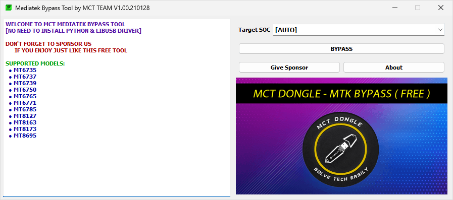 MTK Bypass Tool V1